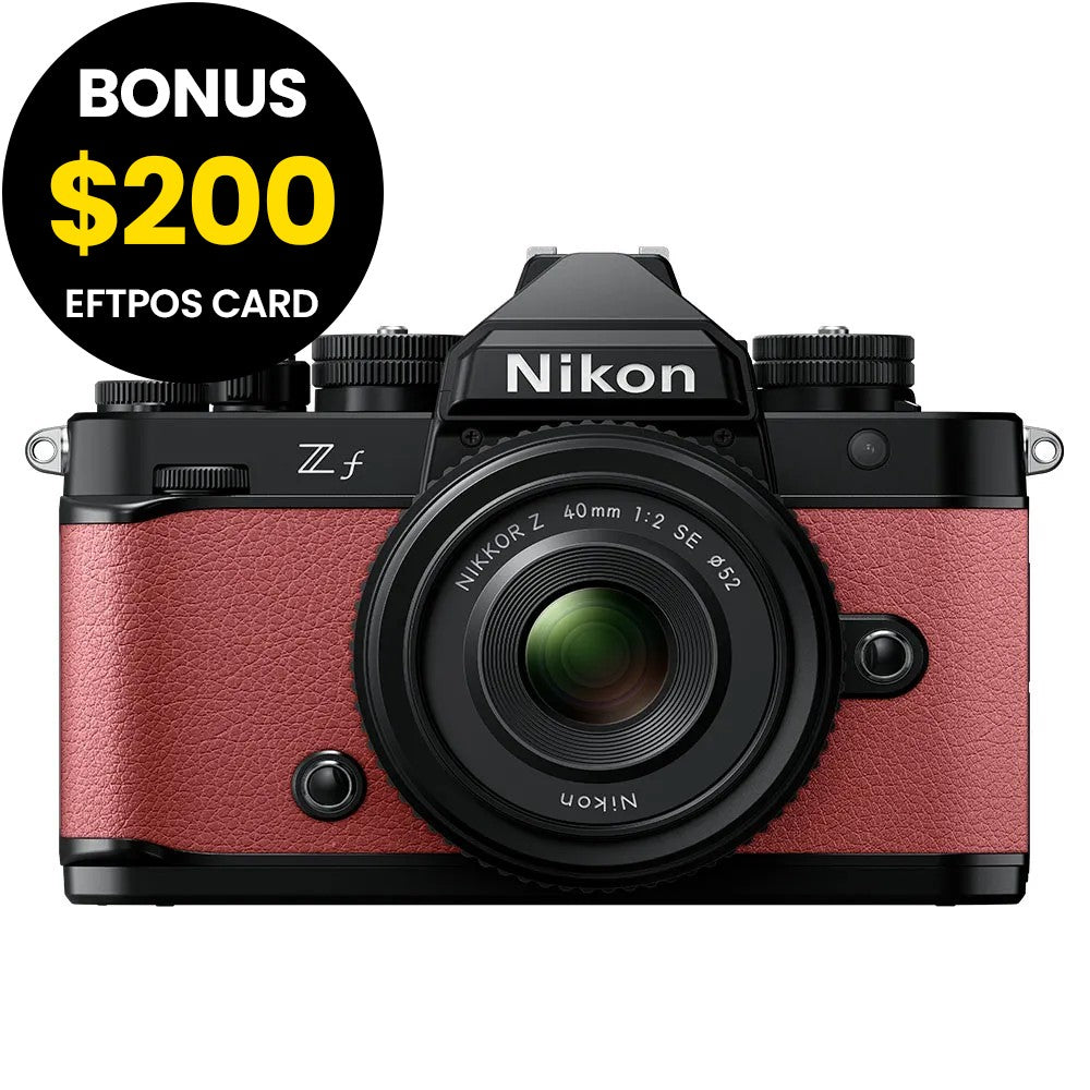 Nikon Z f Body (Black/Mauve Pink)