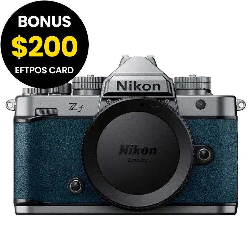 Nikon Z f Body (Silver/Indigo Blue)
