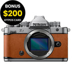 Nikon Z f Body (Silver/Cognac Brown)