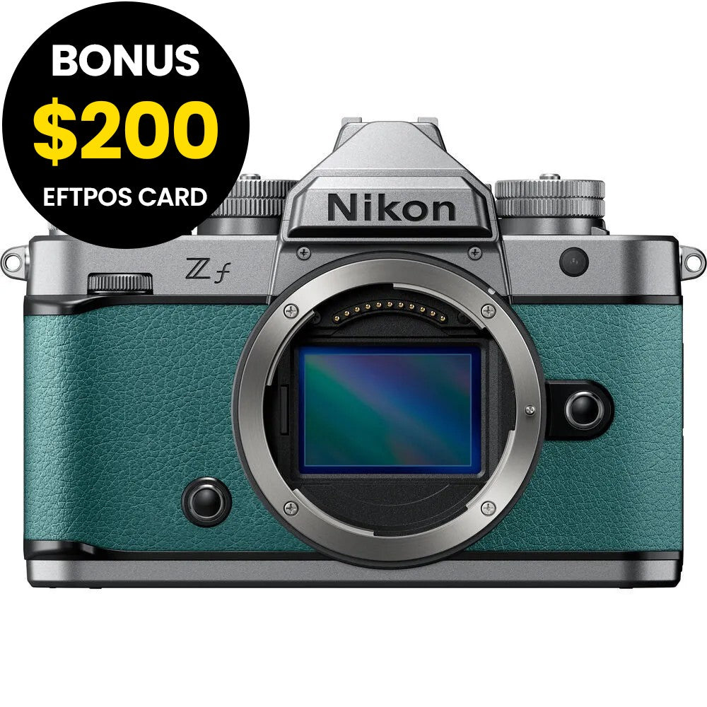 Nikon Z f Body (Silver/Teal Blue)