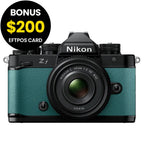 Nikon Z f with Z 40mm f/2 Lens Kit (Black/Teal Blue)