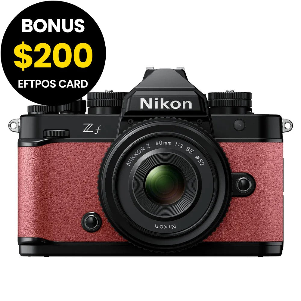 Nikon Z f with Z 40mm f/2 Lens Kit (Black/Mauve Pink)