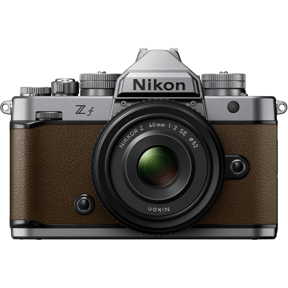 Nikon Z f with Z 40mm F/2 Lens Kit (Silver/Sepia Brown)