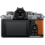 Nikon Z f with Z 40mm F/2 Lens Kit (Silver/Cognac Brown)