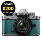 Nikon Z f with Z 40mm f/2 Lens Kit (Silver/Teal Blue)