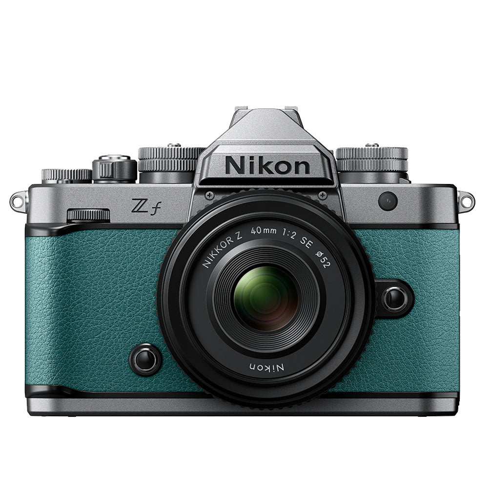 Nikon Z f with Z 40mm f/2 Lens Kit (Silver/Teal Blue)