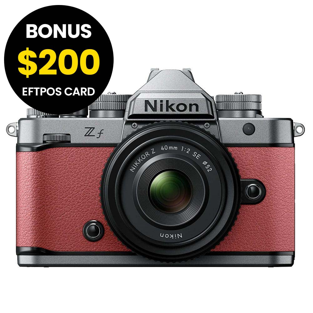 Nikon Z f with Z 40mm f/2 Lens Kit (Silver/Mauve Pink)