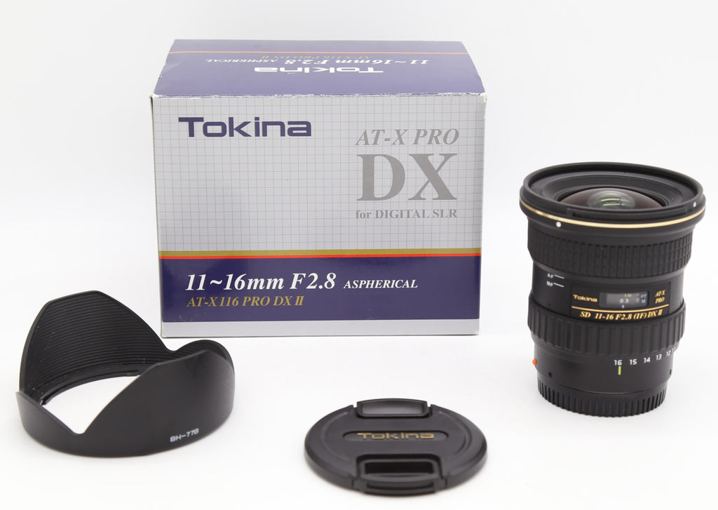 Used Tokina 11-16mm F2.8 AT-X F2.8 - Sony A, Minolta A Mount Ultra Wide Lens S/N 87C7369