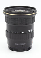 Used Tokina 11-16mm F2.8 AT-X F2.8 - Sony A, Minolta A Mount Ultra Wide Lens S/N 87C7369