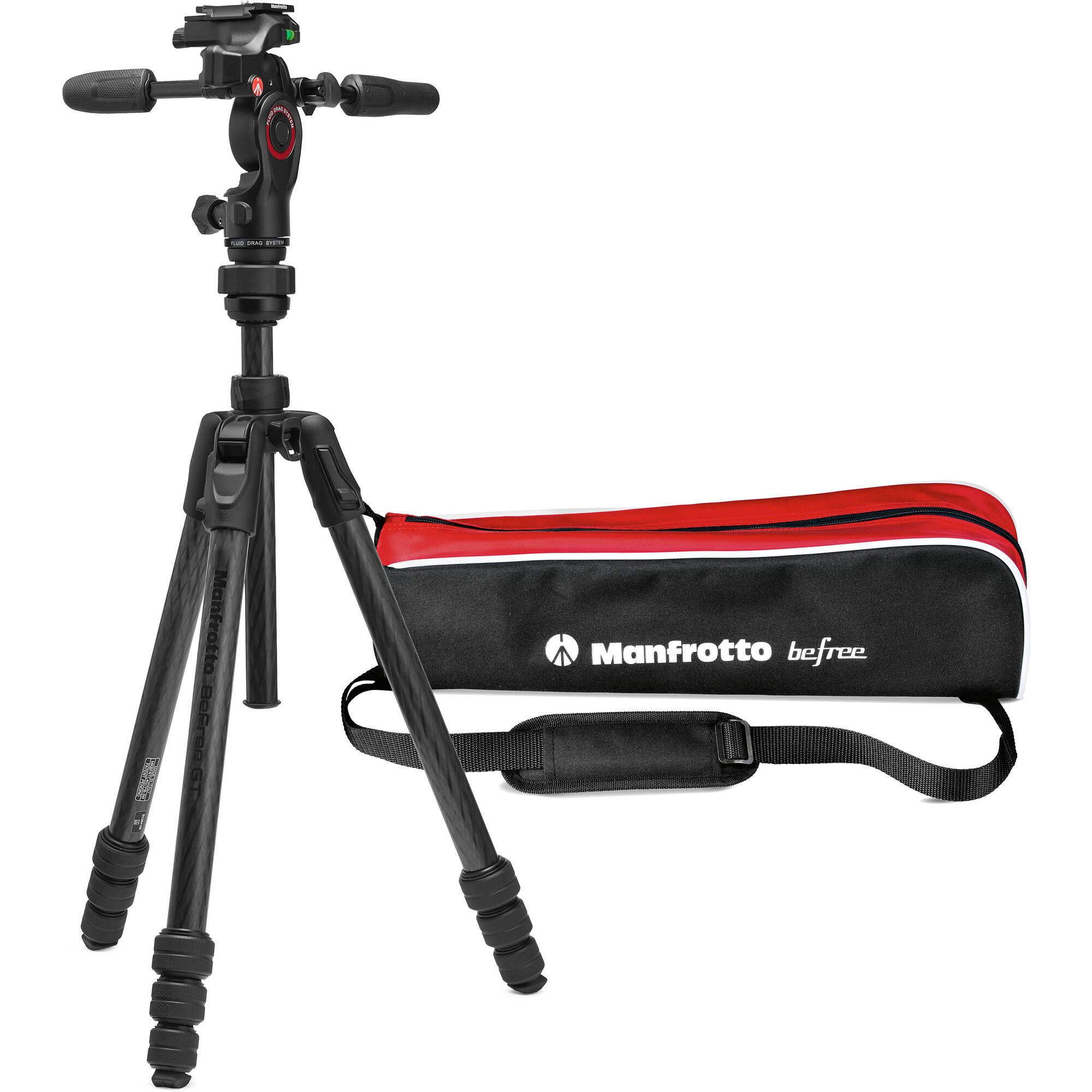 Manfrotto Befree GT PRO 3-Way Carbon Tripod 