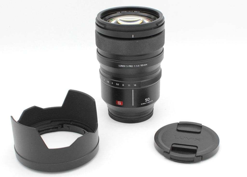 Used Panasonic Lumix 50mm f1.4 S Pro Prime lens SN: xf9cb100959