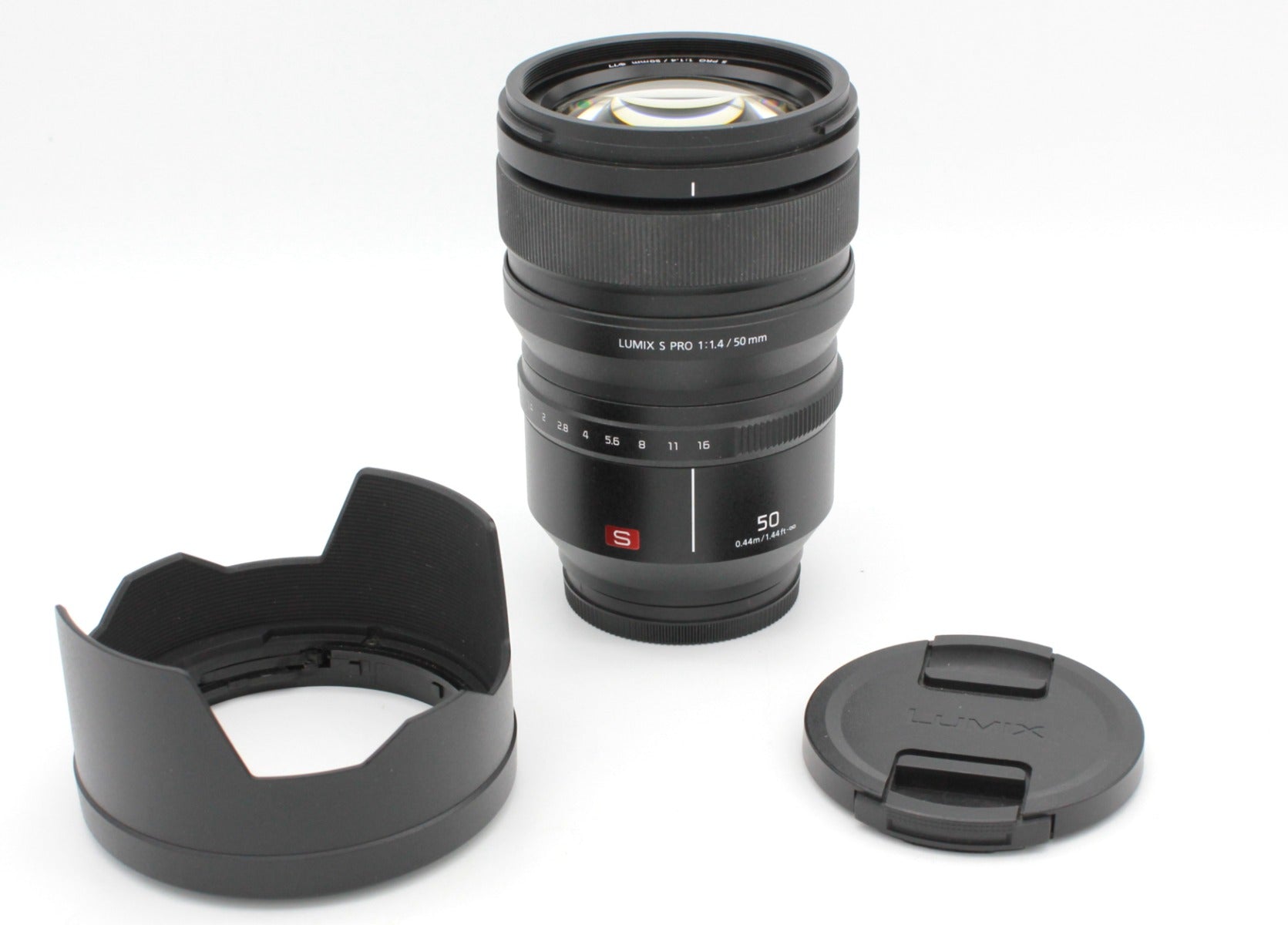 Used Panasonic Lumix 50mm f1.4 S Pro Prime lens SN: xf9cb100959