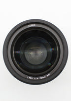 Used Panasonic Lumix 50mm f1.4 S Pro Prime lens SN: xf9cb100959