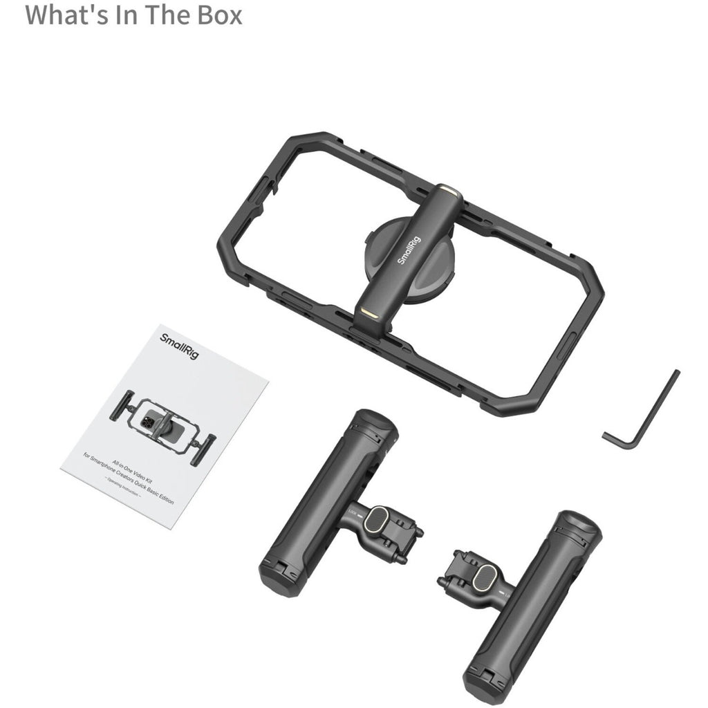 SmallRig All-in-One Video Kit For Smartphone Creators Quick Basic Edition 4597