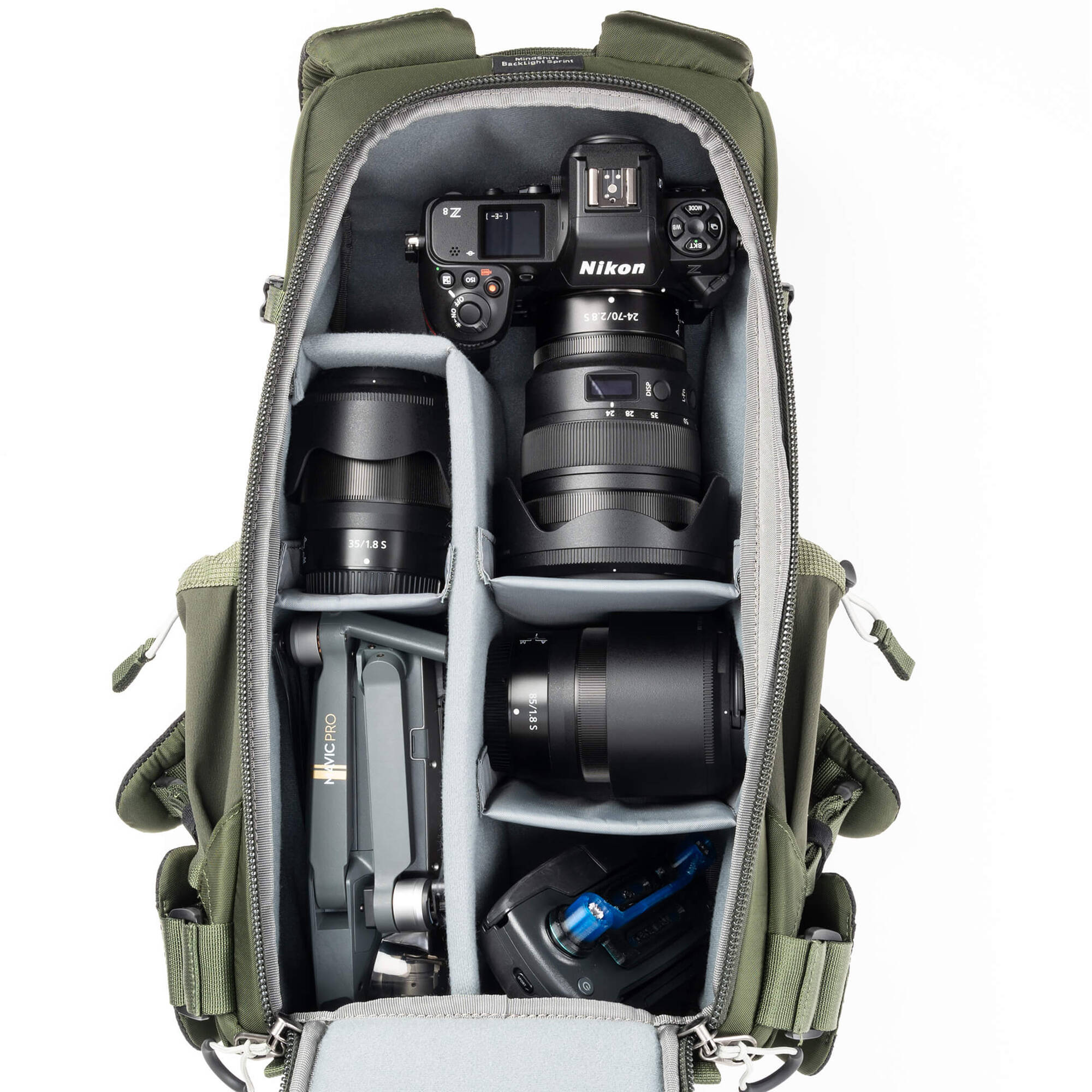 thinkTANK - Mindshift BackLight Sprint 15L Photo Daypack - Montane Green