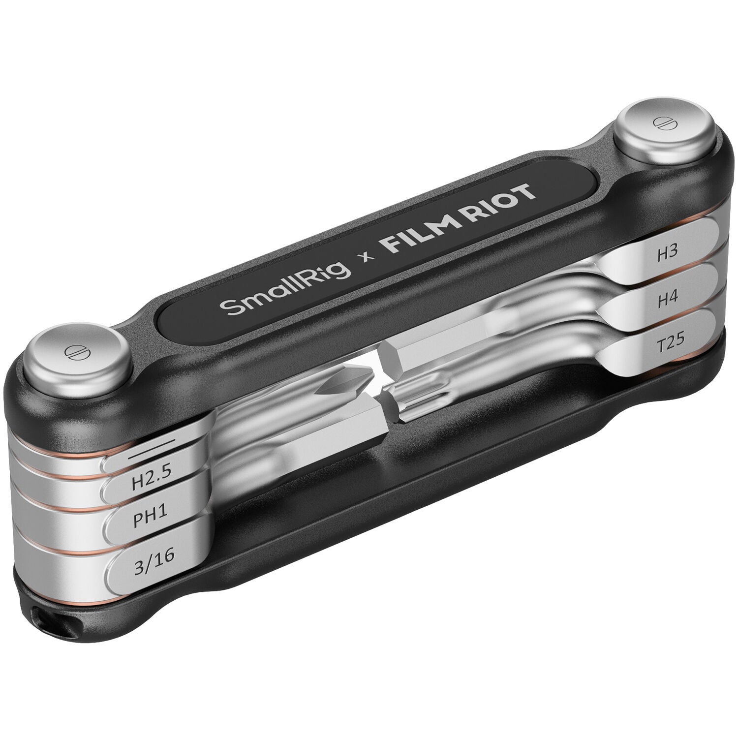 SmallRig x FILM RIOT 7-in-1 Folding Wrench Set with Multi Angle - Black