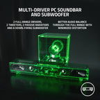  Razer Leviathan V2 PC Gaming Soundbar with Subwoofer 