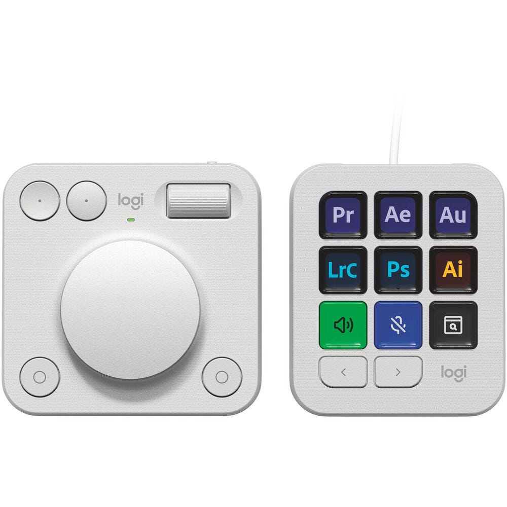 Logitech MX Creative Console (Pale Grey)