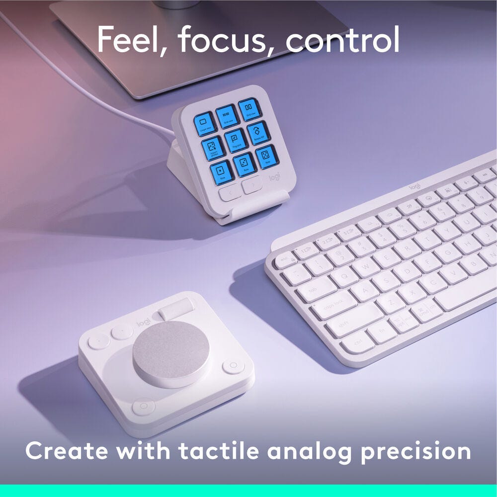 Logitech MX Creative Console (Pale Grey)