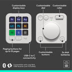 Logitech MX Creative Console (Pale Grey)