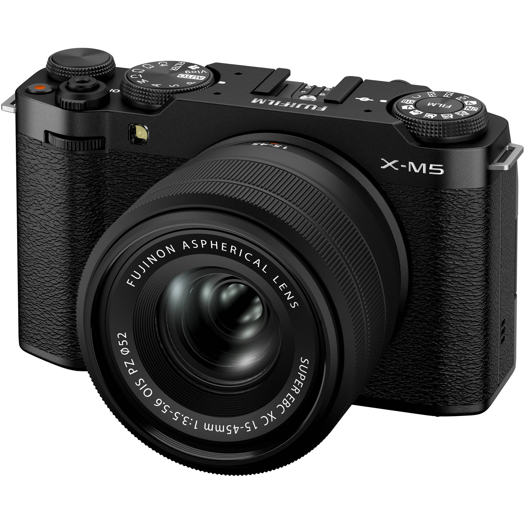 FUJIFILM X-M5 Camera w/ XC 15-45mm Lens (Black)