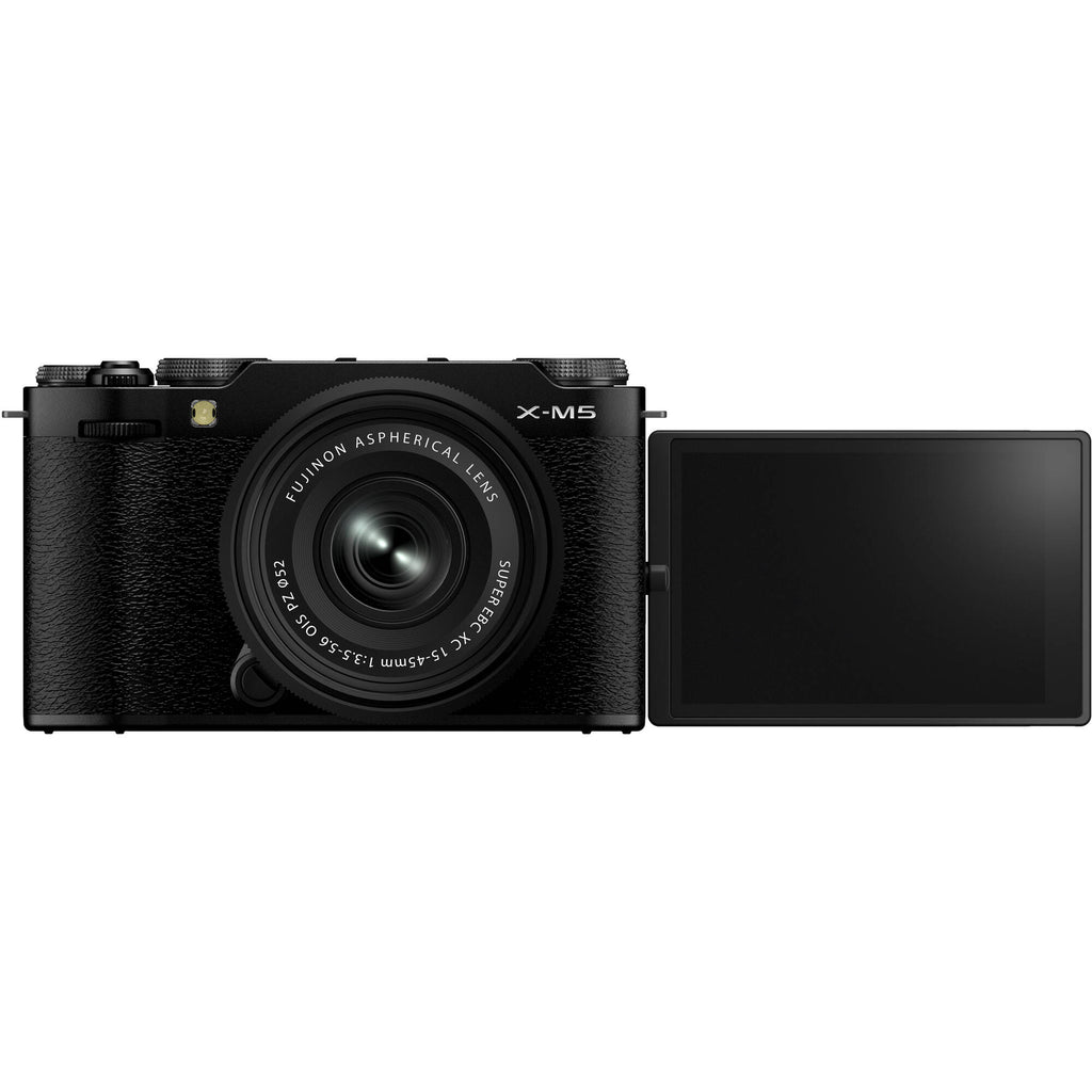FUJIFILM X-M5 Camera w/ XC 15-45mm Lens (Black)