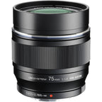OM System 75mm f/1.8 Lens - Black