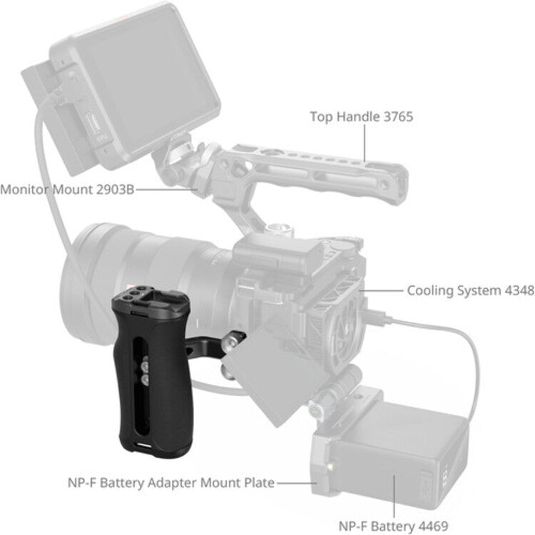 SmallRig mini Side Handle with 1/4" -20 Screws 4756