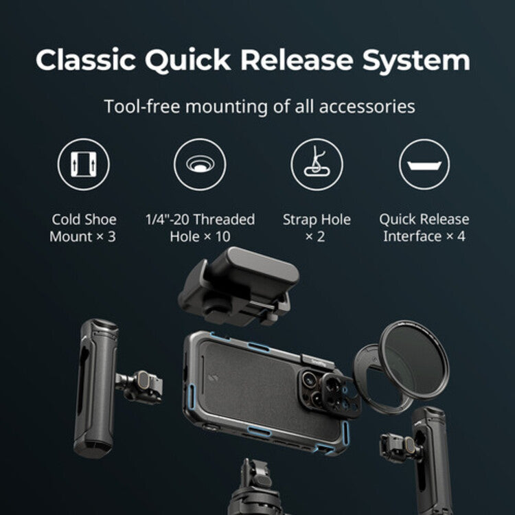 SmallRig 17mm Threaded Lens Backplate for iPhone 16 Series Cage 5009