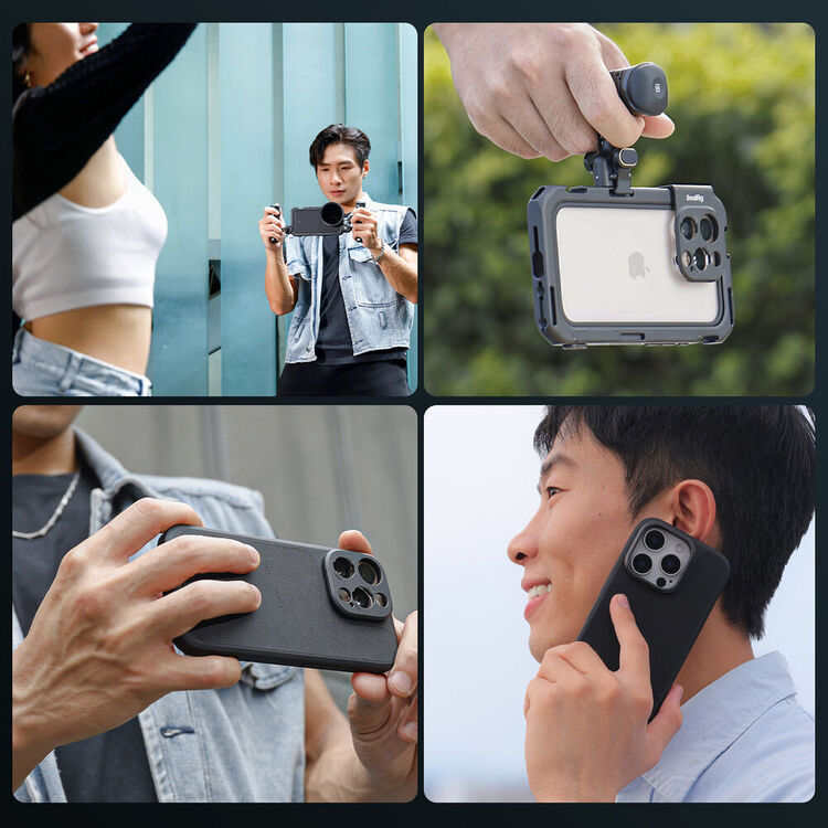 SmallRig 67mm Magnetic Filter Adapter Side Mount Version for iPhone 16 Series Cages 5010
