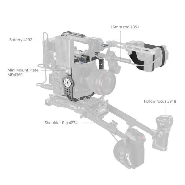 SmallRig Basic Cage Kit for Canon C400 4947 