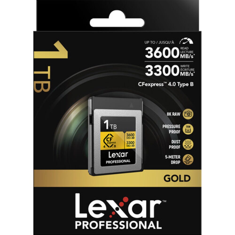 Lexar Professional Gold Series CFexpress 4.0 Type B Card - 1TB