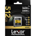 Lexar Professional Gold Series CFexpress 4.0 Type B Card - 512GB
