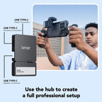 Lexar Professional GO SL400 SSD Black with Hub - 2TB