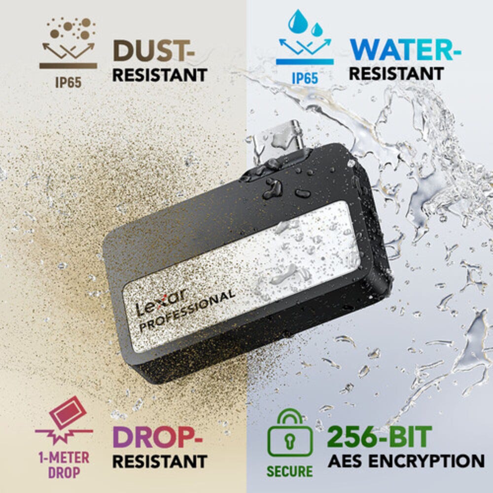 Lexar Professional GO SL400 SSD Black - 1TB