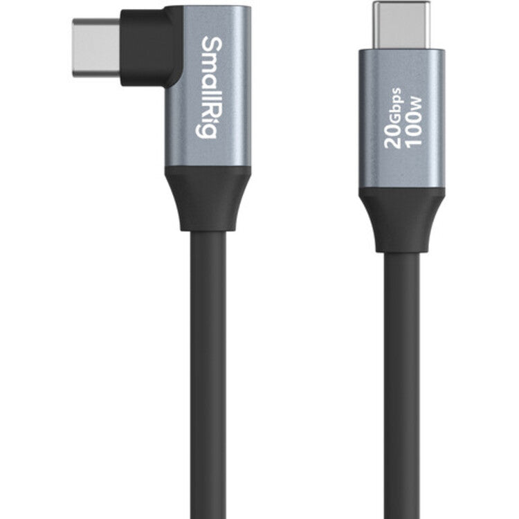 SmallRig USB-C (Straight) to USB-C (Angled) Data Cable (35cm / 13.8in) 4790