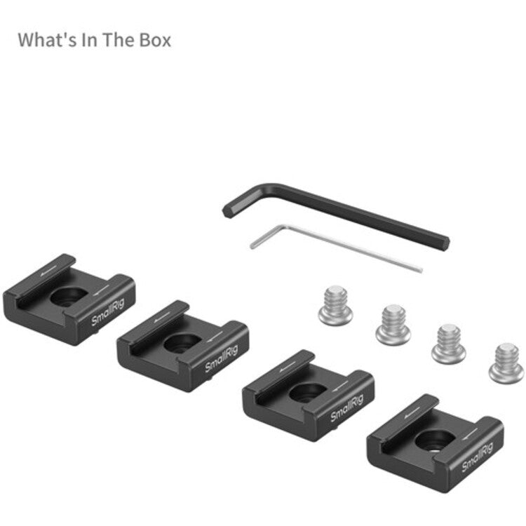 SmallRig Anti-Twist Cold Shoe Mount Support (4pcs) 5033