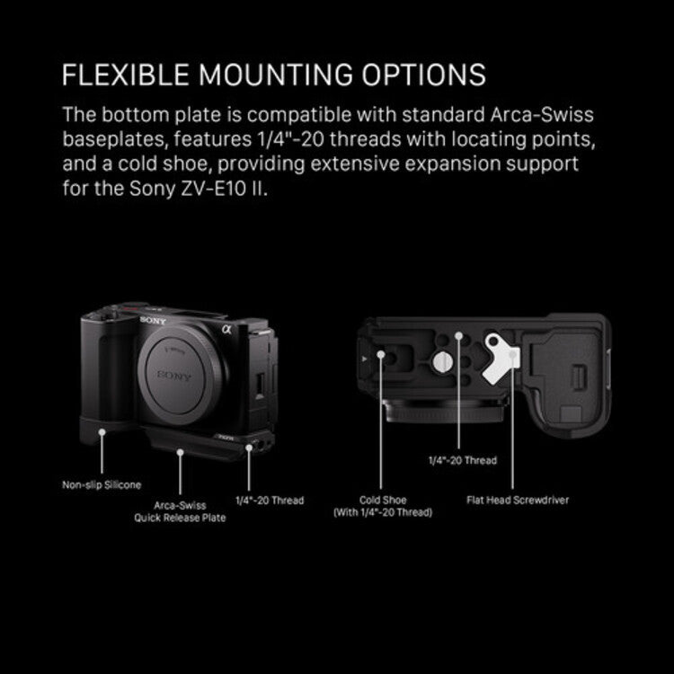 Tilta Iron Head Sony ZV-E10 II base plate - Black