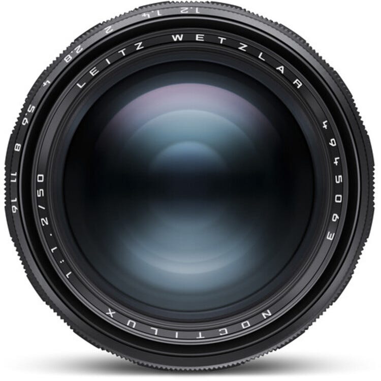 LEICA - NOCTILUX-M 50mm f1.2 ASPH - Glossy Black Paint Lens