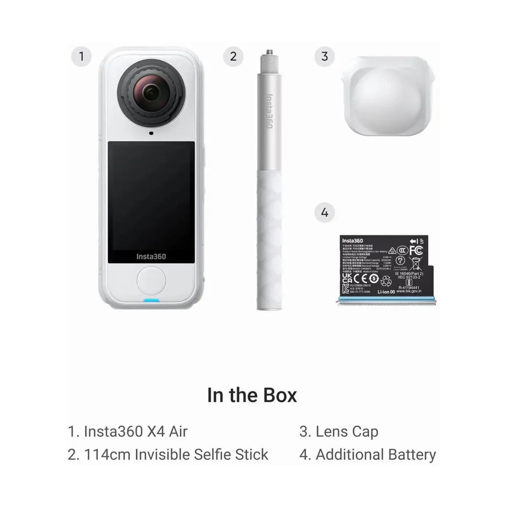 Insta360 X4 Air 360 Camera Starter Bundle