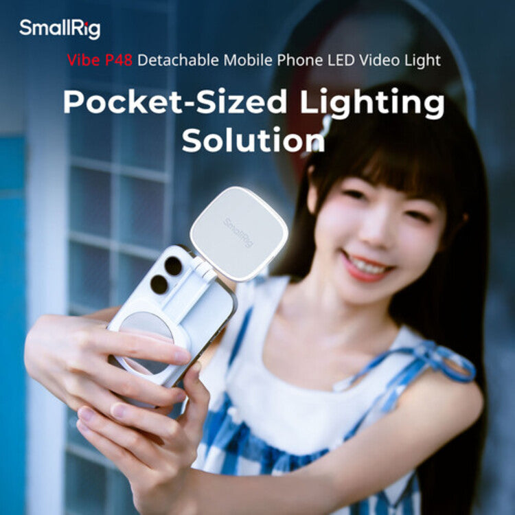 SmallRig Vibe P48 Detachable Mobile Phone LED Video Light (Black) 4656