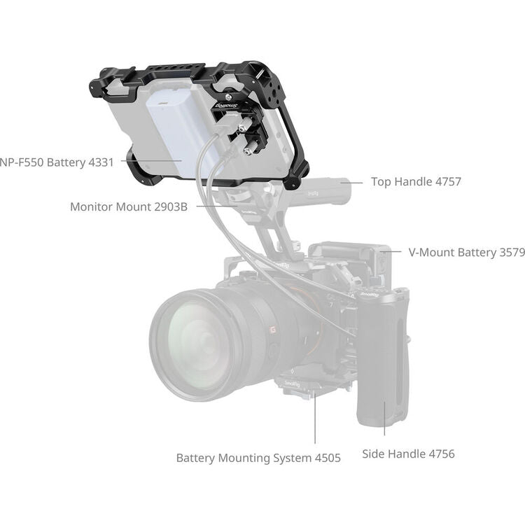 SmallRig Monitor Cage Kit for Atomos Shinobi II 5030