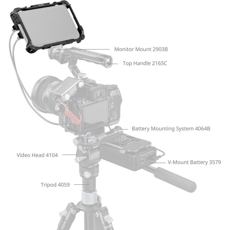 SmallRig Monitor Cage Kit for Atomos Shinobi II 5030