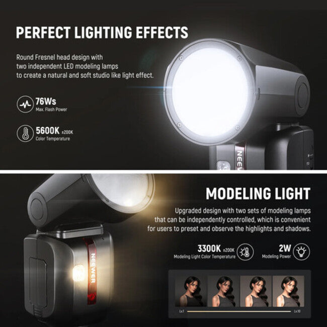  NEEWER Z2-S TTL Round Head Flash Speedlite - Sony