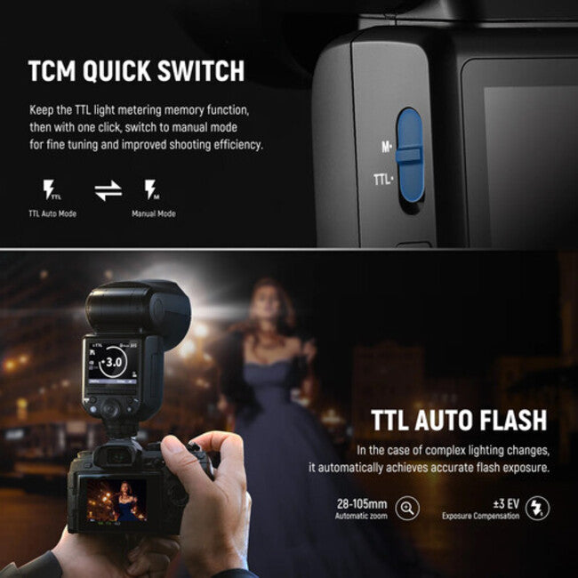  NEEWER Z2-S TTL Round Head Flash Speedlite - Sony
