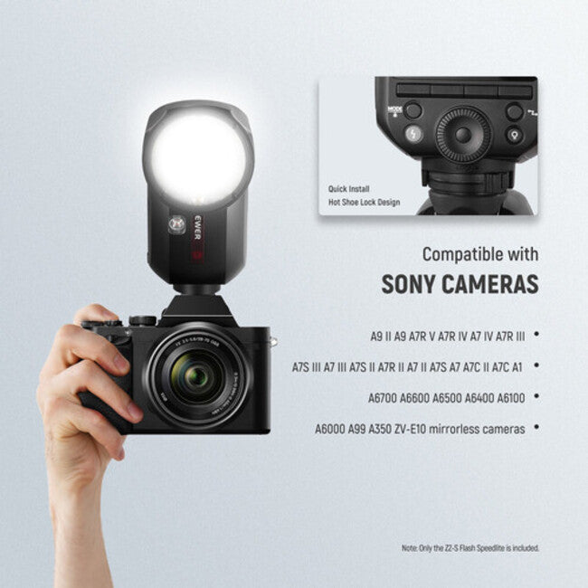  NEEWER Z2-S TTL Round Head Flash Speedlite - Sony