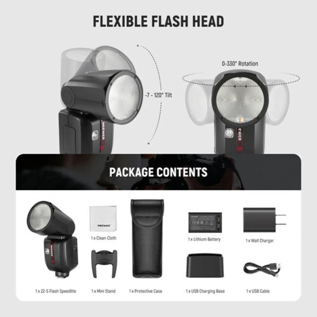  NEEWER Z2-S TTL Round Head Flash Speedlite - Sony