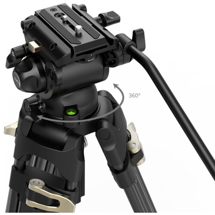 SmallRig Heavy-Duty Fluid Head Tripod Kit AD-01S 4686 
