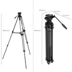 SmallRig Heavy-Duty Fluid Head Tripod Kit AD-01S 4686 