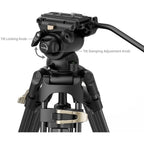 SmallRig Heavy-Duty Fluid Head Tripod Kit AD-01S 4686 